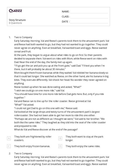 50+ Analyzing Story Structure worksheets for 3rd Grade on Quizizz ...