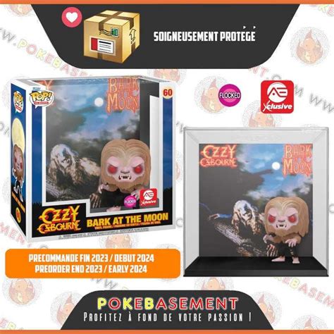 Funko Pop Album Ozzy Ozbourne 60 - Bark at the Moon Flocked EXCLUSIVE AEC