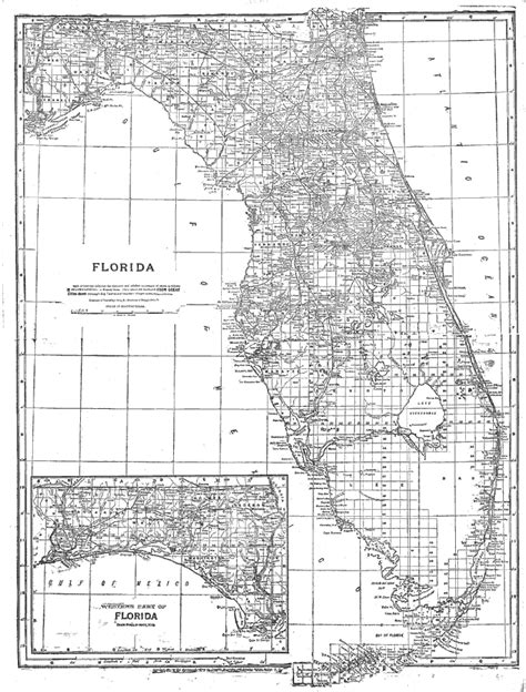 Section Township Range Map Of Florida - Map Of Usa Time Zones