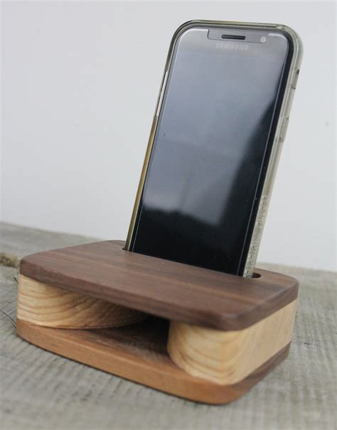 Wooden Phone Stand Amplifier, Passive Speaker