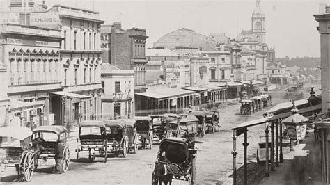 Vintage: Historic views of Melbourne (1800s) | MONOVISIONS - Black ...