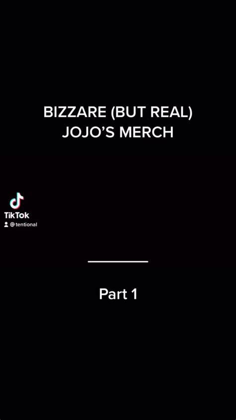 Bizzare (but real) Jojo Merch - https://youtu.be/1OYVcS_jAJg : r ...