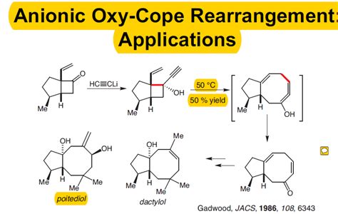 Solved Anionic Oxy-Cope Rearrangement Applications 50 °C 'OH | Chegg.com