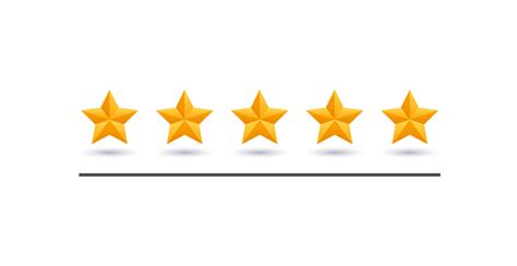 5 star review. Five gold stars icon - service rate or quality feedback ...