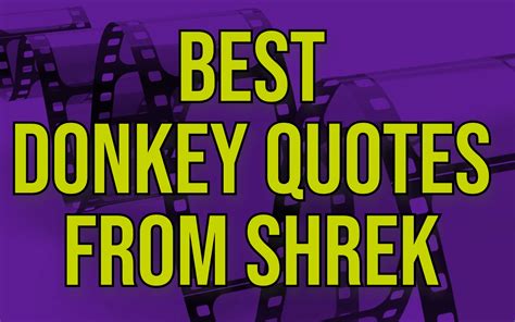 Funny Donkey Quotes: Waffles & Onions With Layers In Shrek - FilmDaft