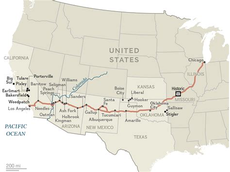 Dust Bowl Migration Map