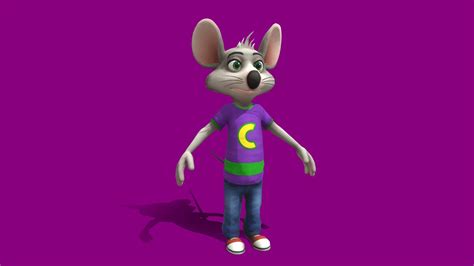 Chuck E. Cheese (Rigged) - Download Free 3D model by Poyo20 [b3a69a3 ...