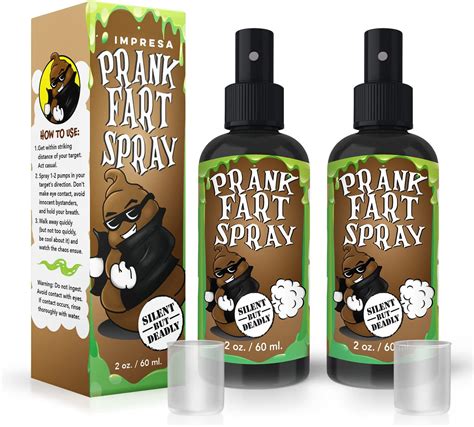 Amazon.com: IMPRESA [2-Pack Fart Attack Rancid Liquid Fart Spray Extra ...