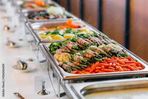 catering wedding buffet food table Stock Photo | Adobe Stock