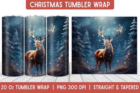 Christmas Tumbler Wrap | Tumbler Graphic by TheDigitalStore247 ...