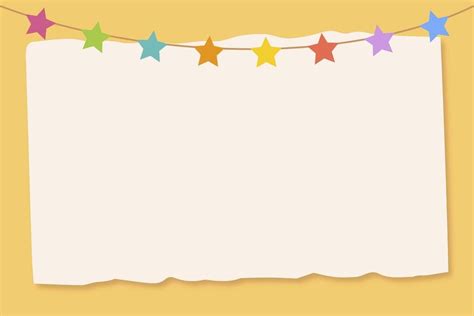 Download free psd image of cute colorful party decoration frame ...