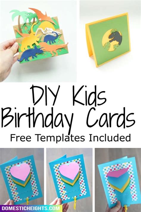 Cricut Birthday Cards for Kids