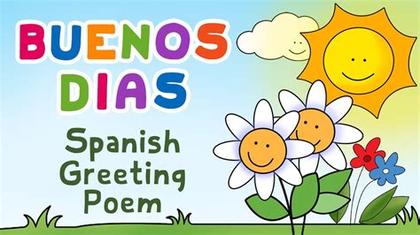 Buenos días: Spanish Greeting Song - YouTube