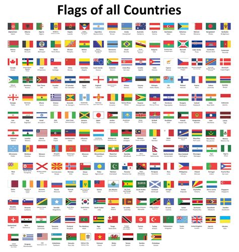 Printable Flags Of The World