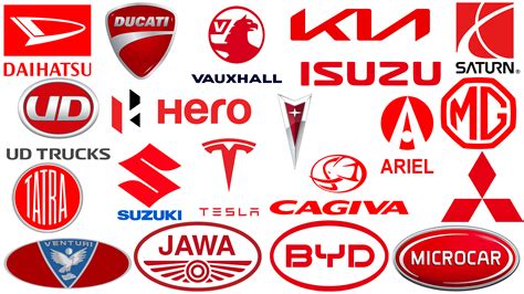 Red Automotive Logos