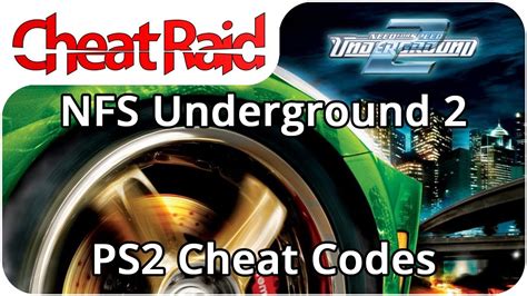 Need for speed underground 2 cheats ps2 - hromlib