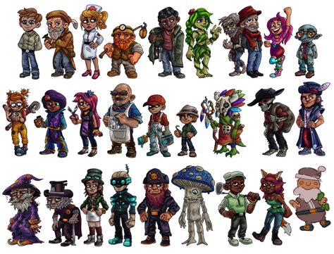 Terraria Full NPC Lineup 2020 by Hraugur on DeviantArt