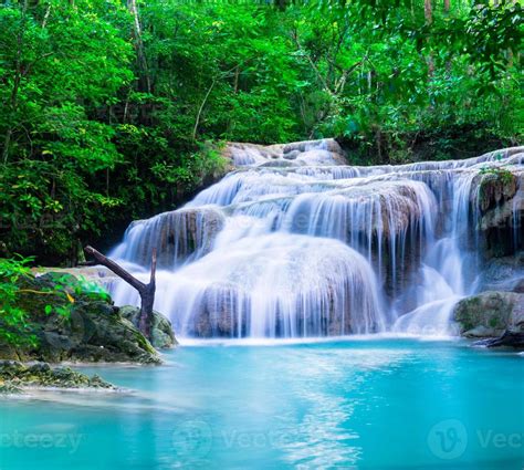 Waterfall at Erawan National Park, Kanchana buri, Thailand 1324040 ...