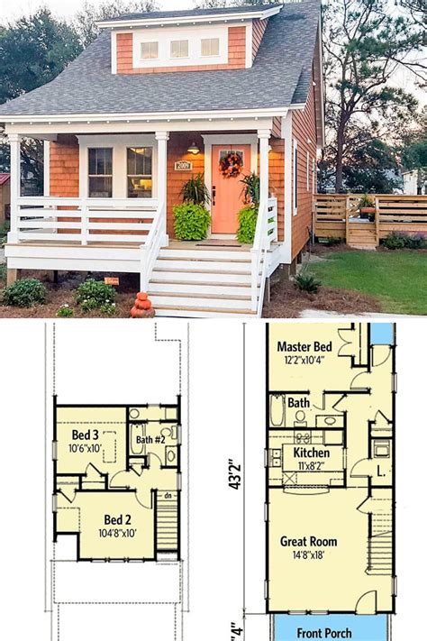 Two-Story 3-Bedroom Bungalow House Plan