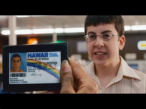 Scene from "Superbad" (HD film) - ' McLovin (Fogell) gets punched out ...