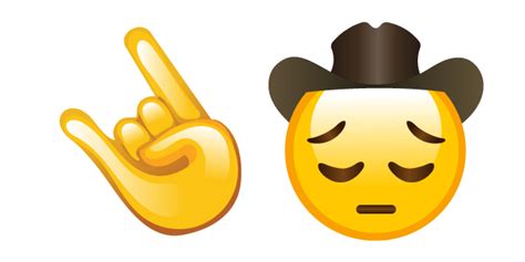 Sad Cowboy Emoji Meme cursor – Custom Cursor