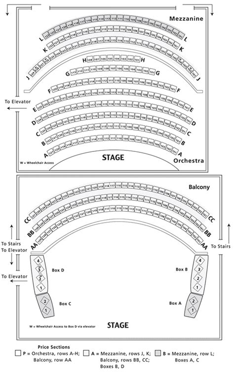 Julianne Argyros Stage Seating Chart - Theatre In la