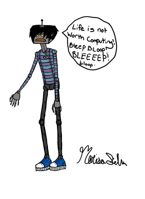 EMO ROBOT by TheWalrusWasPaul on DeviantArt