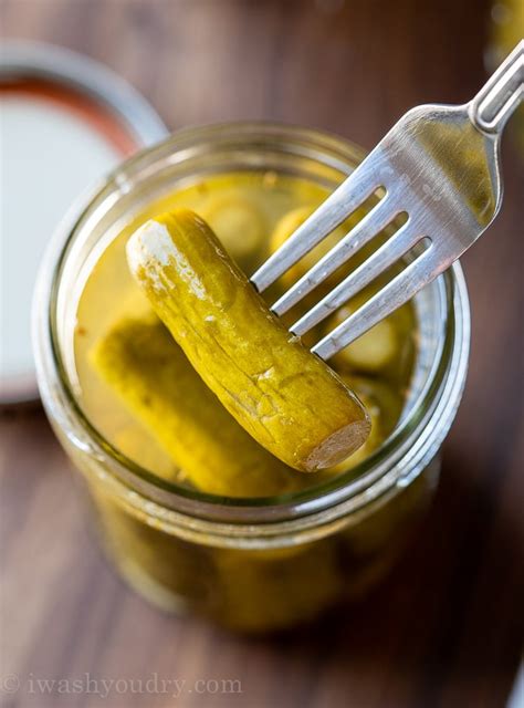 Homemade Canned Dill Pickles | I Wash You Dry