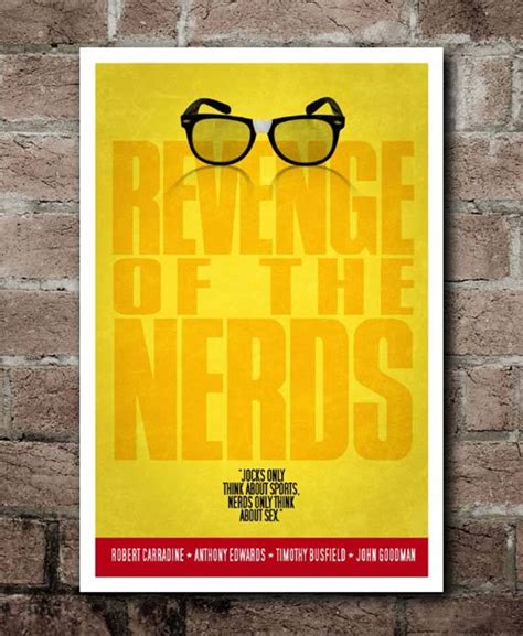 REVENGE of the NERDS Movie Quote Poster - Etsy