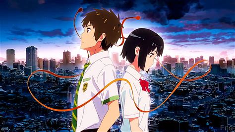 HD wallpaper: Anime, Your Name., Mitsuha Miyamizu, Taki Tachibana ...