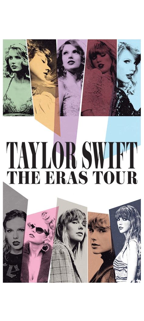 taylor swift's taylor swift the eras tour poster for taylor swift ...