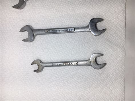 Lot of 4 Vintage CRAFTSMAN Double Open End Wrenches | eBay