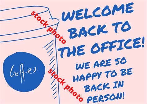 Welcome Back to Work Card Welcome Back to the Office Card - Etsy