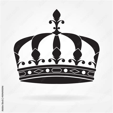 White Crown Silhouette