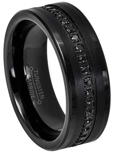 Tungsten Wedding Band Set, Tungsten Ring, Men's Tungsten Wedding Band ...