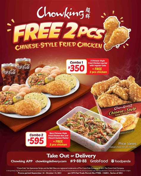 Chowking – FREE 2pcs Fried Chicken Promo | Manila On Sale