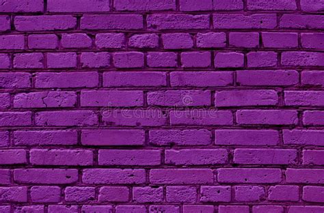 Purple brick wall stock photo. Image of horizontal, solid - 189708710