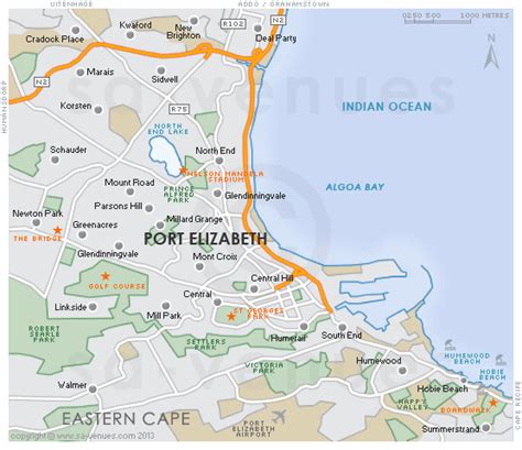 Port Elizabeth CBD Map