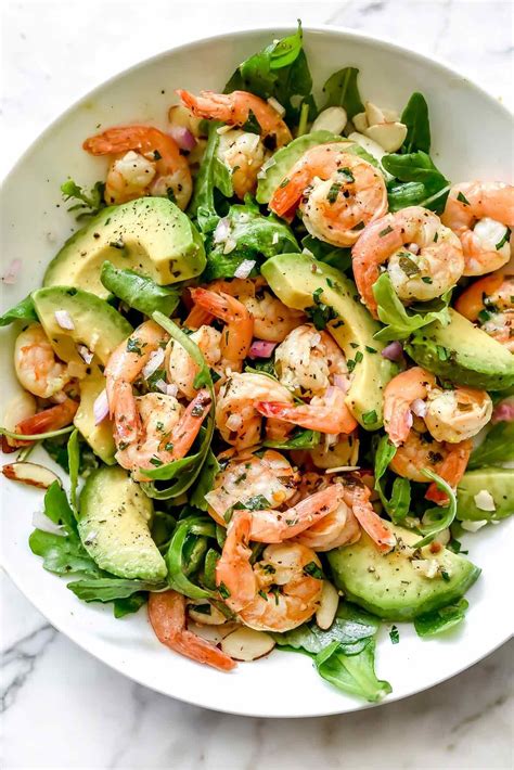 Citrus Shrimp Salad with Avocado | Avocado salad recipes, Healthy ...