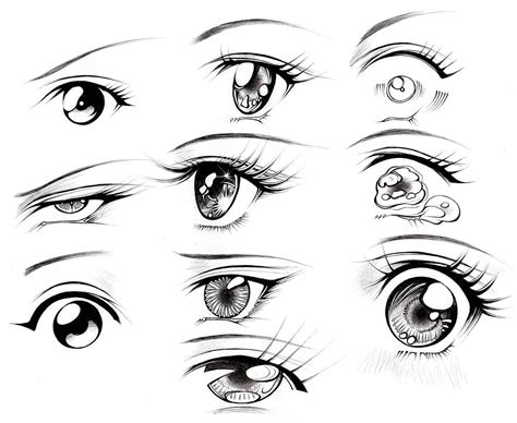 How To Draw Manga Eyes - Manga