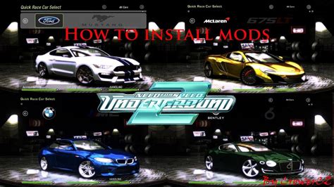 Need for Speed Underground 2 - How To Install Mods - YouTube