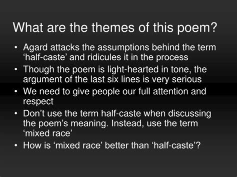 PPT - Half-Caste PowerPoint Presentation - ID:138067