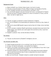 The Ridolfi Plot | Teaching Resources