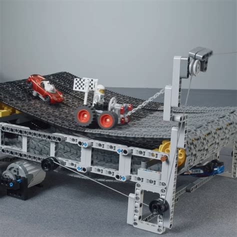 LEGO Race Car Simulator Is Like A Mechanical Arcade Game | Hackaday