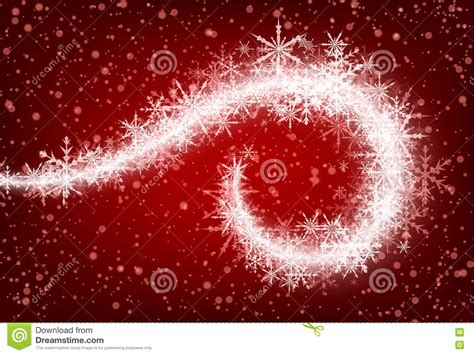 Red Winter Background with Snowflakes. Stock Vector - Illustration of ...