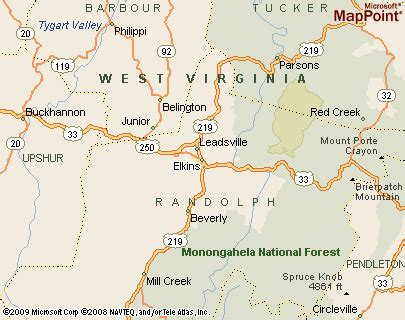 Where is Elkins, West Virginia? see area map & more