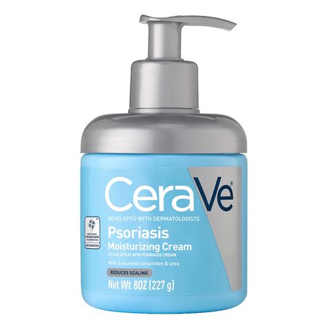 Buy CeraVe Moisturizing Cream for Psoriasis | With Salicylic for Dry ...