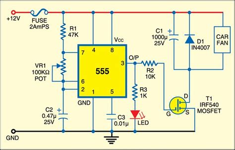 Fan Speed Controller | Detailed Circuit Diagram Available