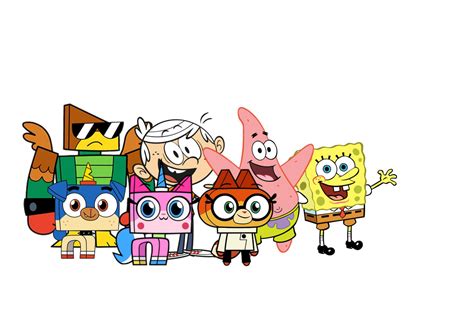 SpongeBob, Patrick, Lincoln, Unikitty by ArturoMendoza2890 on DeviantArt