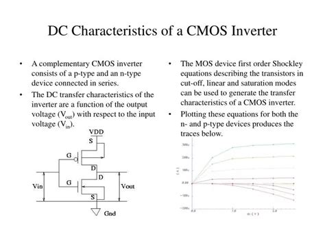 PPT - DC Characteristics of a CMOS Inverter PowerPoint Presentation ...